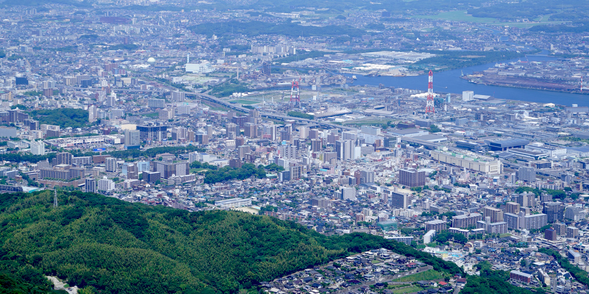 皿倉山からの風景